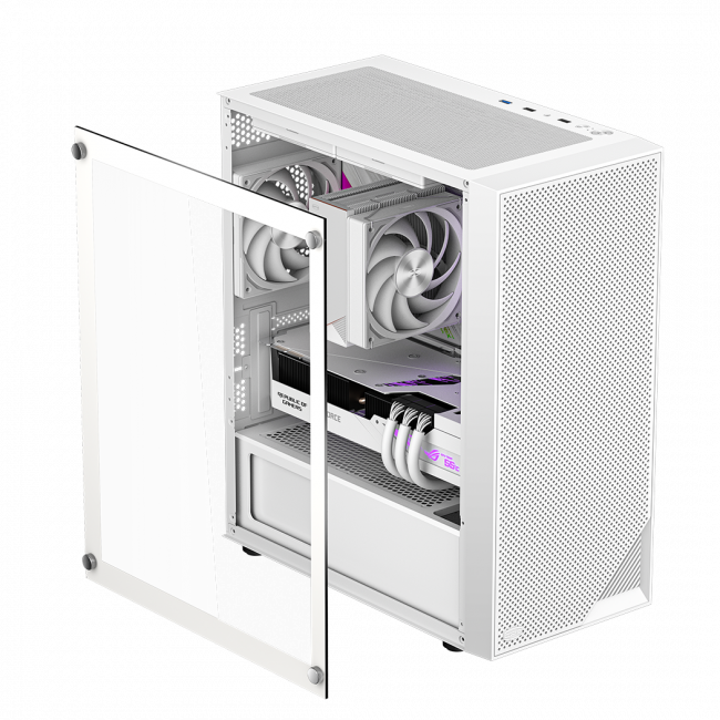 Корпус без блока питания PcCooler C3B310 WH — для бизнеса и офиса