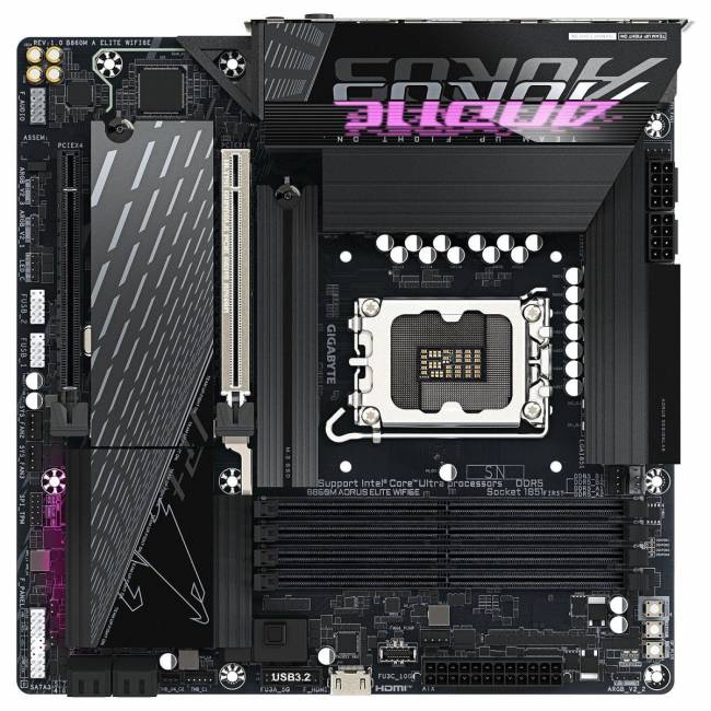Материнская плата Gigabyte B860M A ELITE WIFI6E — для бизнеса и офиса Материнская плата Gigabyte B860M A ELITE WIFI6E — для бизнеса и офиса