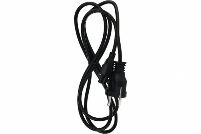 Кабель питания для ноутбуков, 3-pin, с заземлением, 220V (Европейский стандарт) <TP022-1.8-BK> 1,8m VCOM TP022-1.8-BK — для бизнеса и офиса Кабель питания для ноутбуков, 3-pin, с заземлением, 220V (Европейский стандарт) <TP022-1.8-BK> 1,8m VCOM TP022-1.8-BK — для бизнеса и офиса