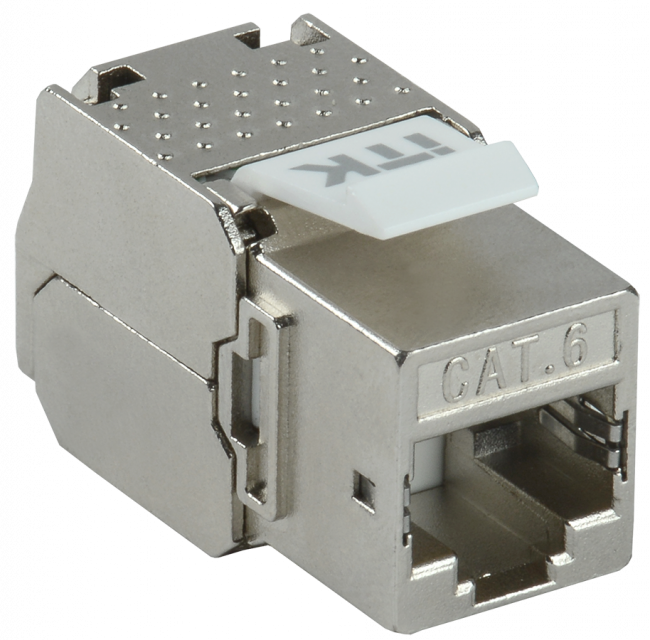 ITK Модуль Keystone Jack кат. 6 STP без инстр. 180 град. ITK CS1-1C06S-T2 — для бизнеса и офиса