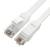 Greenconnect Патч-корд PROF плоский прямой 3.0m, UTP медь кат.6, белый, 30 AWG, GCR-LNC625-3.0m, ethernet high speed 10 Гбит/с, RJ45, T568B, GCR-51793 Greenconnect RJ45(m) - RJ45(m) Cat. 6 U/UTP PVC 3м белый — для бизнеса и офиса