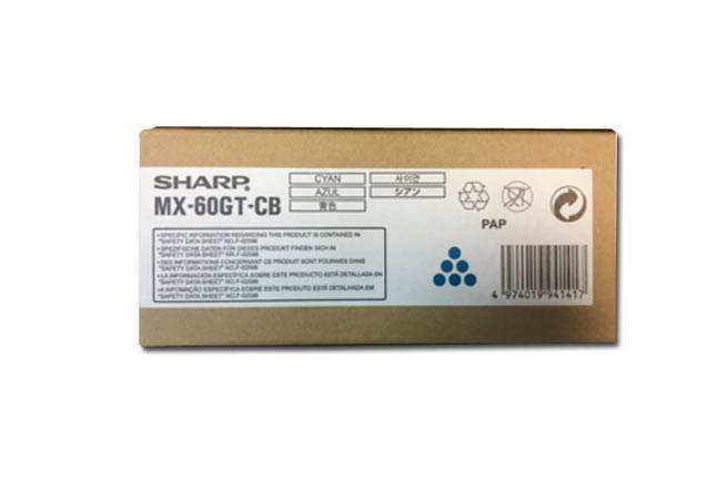 Тонер-картридж голубой Sharp Sphinx/Phoenix/Griffin, 12К (O) MX60GTCB/MX61GTCB — для бизнеса и офиса Тонер-картридж голубой Sharp Sphinx/Phoenix/Griffin, 12К (O) MX60GTCB/MX61GTCB — для бизнеса и офиса