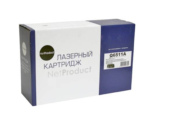 Картридж NetProduct (N-Q6511A) для HP LJ 2410/2420/2430, 6K — для бизнеса и офиса Картридж NetProduct (N-Q6511A) для HP LJ 2410/2420/2430, 6K — для бизнеса и офиса