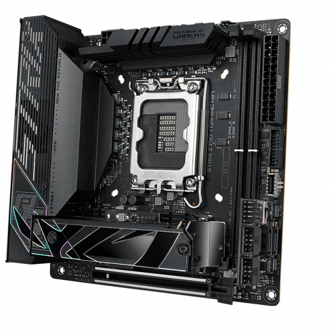 Материнская плата ASUS ROG STRIX Z790-I GAMING WIFI — для бизнеса и офиса Материнская плата ASUS ROG STRIX Z790-I GAMING WIFI — для бизнеса и офиса