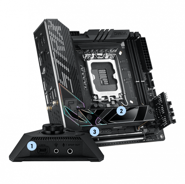 Материнская плата ASUS ROG STRIX Z790-I GAMING WIFI — для бизнеса и офиса Материнская плата ASUS ROG STRIX Z790-I GAMING WIFI — для бизнеса и офиса