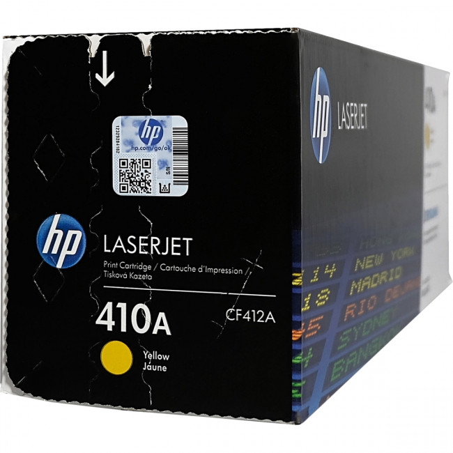 Тонер-картридж HP 410A Yellow Original LaserJet Toner Cartridge (CF412A) — для бизнеса и офиса