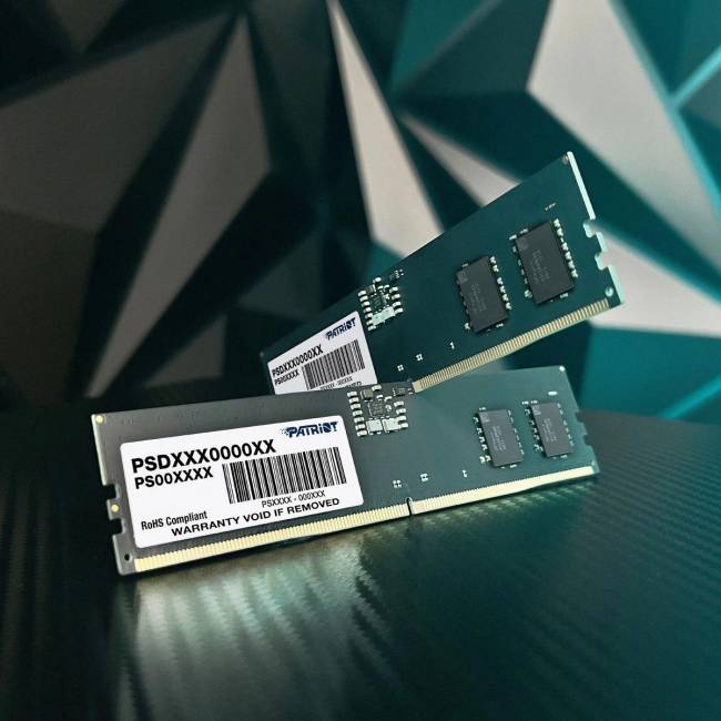 Память DDR5 2x16Gb 4800MHz Patriot PSD532G4800K — для бизнеса и офиса Память DDR5 2x16Gb 4800MHz Patriot PSD532G4800K — для бизнеса и офиса