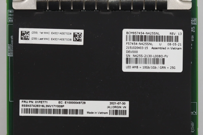 Сетевая карта Broadcom BCM957454-N425SNL — для бизнеса и офиса