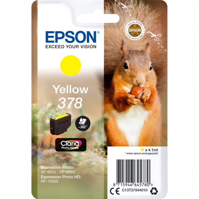 Картридж Epson 378 (C13T37844010) — для бизнеса и офиса Картридж Epson 378 (C13T37844010) — для бизнеса и офиса