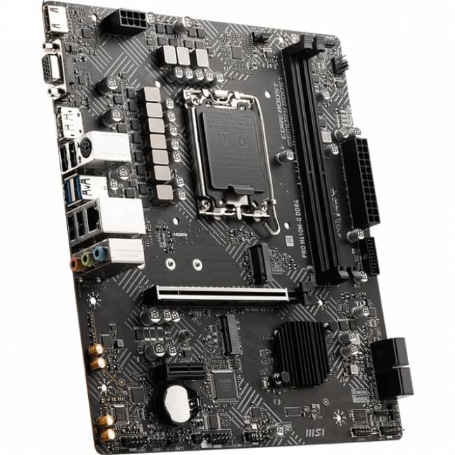 Материнская плата MSI PRO H610M-G — для бизнеса и офиса Материнская плата MSI PRO H610M-G — для бизнеса и офиса
