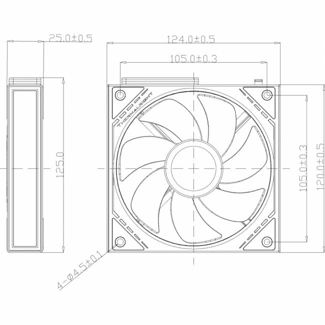 Кулер для корпуса Thermalright TL-M12QR — для бизнеса и офиса Кулер для корпуса Thermalright TL-M12QR — для бизнеса и офиса