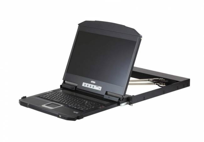 KVM-консоль ATEN CL3800NW-ATA-RG для рэкового шкафа 19", выдвижная, Dual Rail, экран 18.5", Full HD, кабель 1.8 ATEN CL3800NW — для бизнеса и офиса KVM-консоль ATEN CL3800NW-ATA-RG для рэкового шкафа 19", выдвижная, Dual Rail, экран 18.5", Full HD, кабель 1.8 ATEN CL3800NW — для бизнеса и офиса
