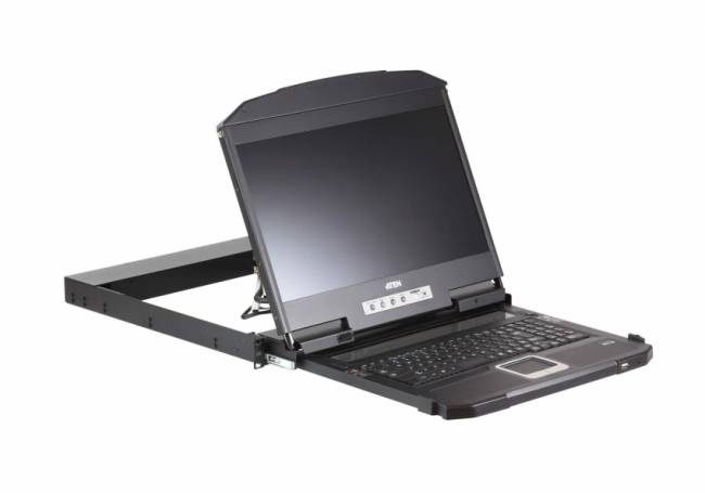 KVM-консоль ATEN CL3800NW-ATA-RG для рэкового шкафа 19", выдвижная, Dual Rail, экран 18.5", Full HD, кабель 1.8 ATEN CL3800NW — для бизнеса и офиса KVM-консоль ATEN CL3800NW-ATA-RG для рэкового шкафа 19", выдвижная, Dual Rail, экран 18.5", Full HD, кабель 1.8 ATEN CL3800NW — для бизнеса и офиса