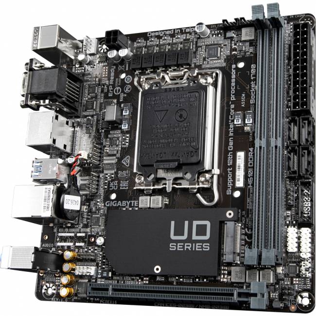 Материнская плата Gigabyte H610I DDR4 — для бизнеса и офиса Материнская плата Gigabyte H610I DDR4 — для бизнеса и офиса