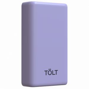 Портативный аккумулятор  TOLT Lit LT-LP10T, 10000mAh, 22,5W, fast charging and PD, violet TÖLT LT-LP10T