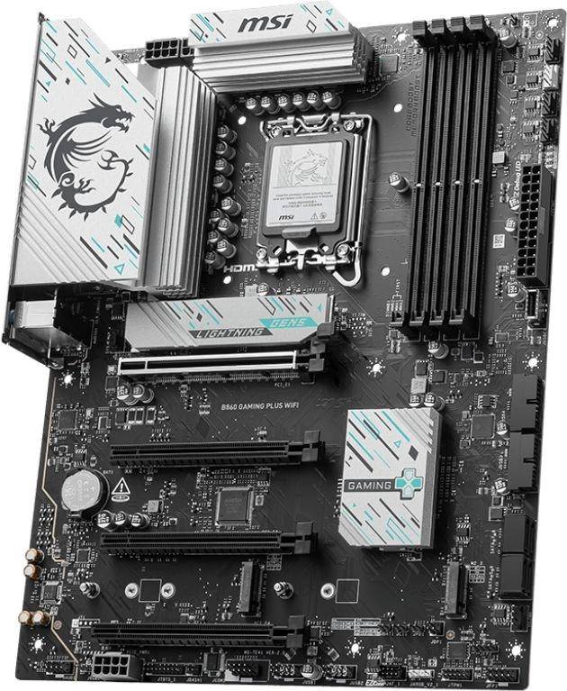 Материнская плата MSI B860 GAMING PLUS WIFI — для бизнеса и офиса Материнская плата MSI B860 GAMING PLUS WIFI — для бизнеса и офиса