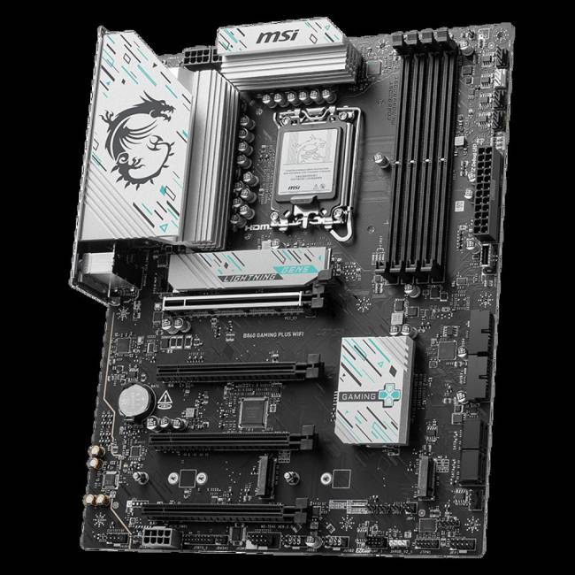 Материнская плата MSI B860 GAMING PLUS WIFI — для бизнеса и офиса Материнская плата MSI B860 GAMING PLUS WIFI — для бизнеса и офиса