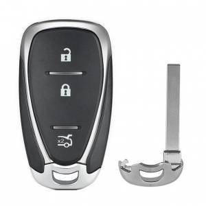 Корпус смарт ключа CHEVROLET 3 кнопки + вставка HU100