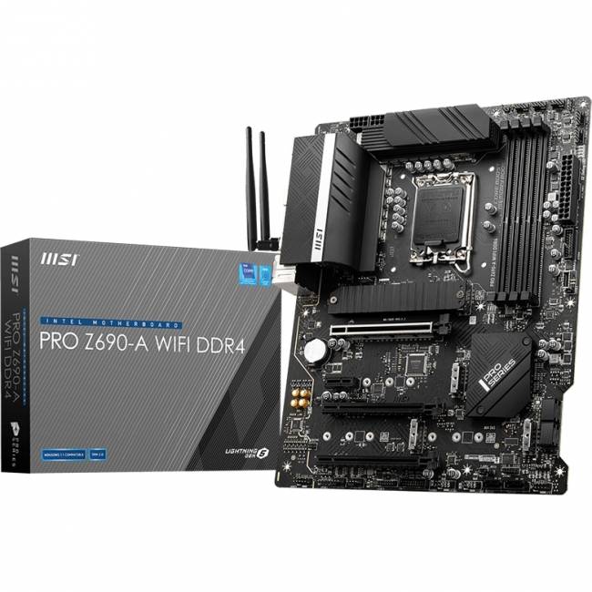 Материнская плата MSI PRO Z690-A WIFI DDR4 — для бизнеса и офиса Материнская плата MSI PRO Z690-A WIFI DDR4 — для бизнеса и офиса
