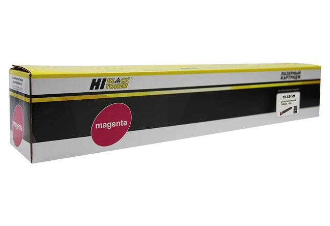 Тонер-картридж Hi-Black (HB-TK-8345M) для Kyocera TASKalfa 2552ci, M, 12K — для бизнеса и офиса Тонер-картридж Hi-Black (HB-TK-8345M) для Kyocera TASKalfa 2552ci, M, 12K — для бизнеса и офиса