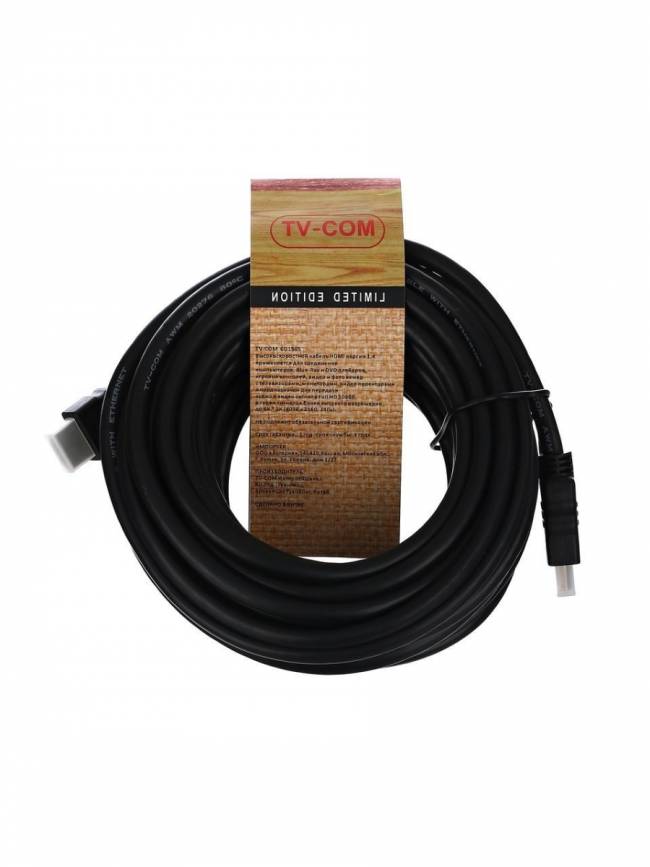 Кабель цифровой HDMI19M to HDMI19M, V1.4+3D, 10m TV-COM <CG150S-10M> TV-COM HDMI (m) - HDMI (m) 10м — для бизнеса и офиса Кабель цифровой HDMI19M to HDMI19M, V1.4+3D, 10m TV-COM <CG150S-10M> TV-COM HDMI (m) - HDMI (m) 10м — для бизнеса и офиса