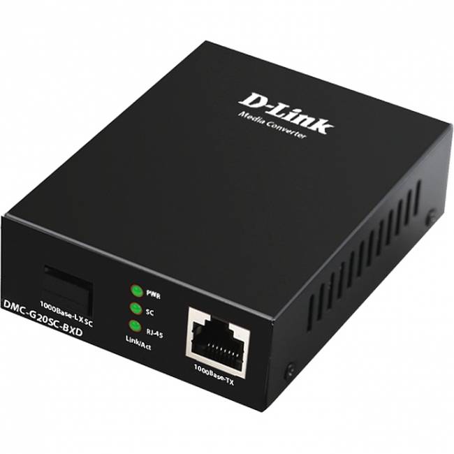Трансивер D-Link DMC-G20SC-BXD/A1A — для бизнеса и офиса Трансивер D-Link DMC-G20SC-BXD/A1A — для бизнеса и офиса