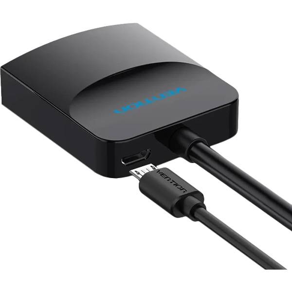 Мультимедиа конвертер активный Vention DVI-D 25М > VGA - 0.15 м. Чёрный Мультимедиа конвертер Vention DVI-D 25М/VGA F/micro USB F (EBBBB) — для бизнеса и офиса
