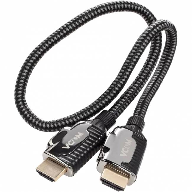 Кабель HDMI 19M/M,ver. 2.1, 8K@60 Hz 0.5m VCOM <CG864-0.5M> VCOM CG864-0.5M — для бизнеса и офиса