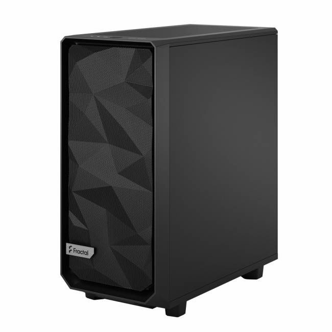 Корпус ПК без блока питания Fractal Design Case Meshify 2 Compact Black, Dark Tempered Glass — для бизнеса и офиса Корпус ПК без блока питания Fractal Design Case Meshify 2 Compact Black, Dark Tempered Glass — для бизнеса и офиса