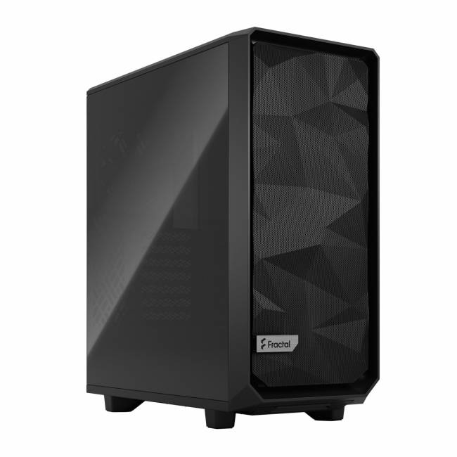 Корпус ПК без блока питания Fractal Design Case Meshify 2 Compact Black, Dark Tempered Glass — для бизнеса и офиса Корпус ПК без блока питания Fractal Design Case Meshify 2 Compact Black, Dark Tempered Glass — для бизнеса и офиса