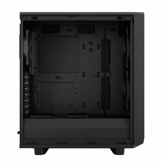 Корпус ПК без блока питания Fractal Design Case Meshify 2 Compact Black, Dark Tempered Glass — для бизнеса и офиса Корпус ПК без блока питания Fractal Design Case Meshify 2 Compact Black, Dark Tempered Glass — для бизнеса и офиса