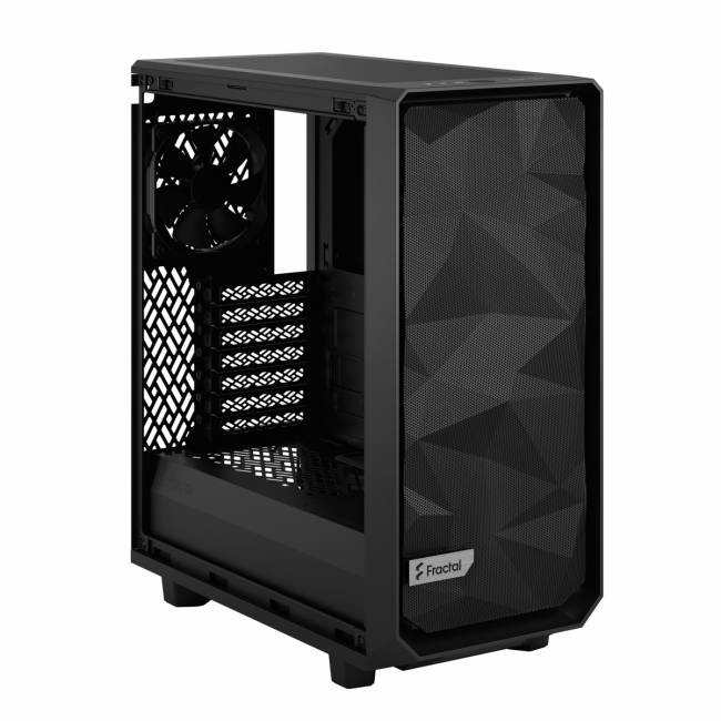 Корпус ПК без блока питания Fractal Design Case Meshify 2 Compact Black, Dark Tempered Glass — для бизнеса и офиса Корпус ПК без блока питания Fractal Design Case Meshify 2 Compact Black, Dark Tempered Glass — для бизнеса и офиса