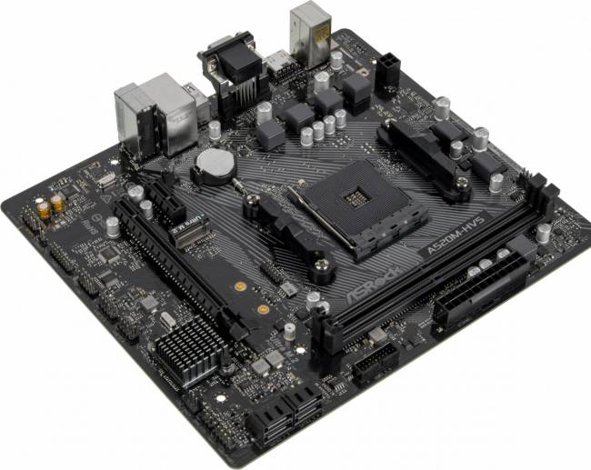 Материнская плата ASRock A520M-HVS — для бизнеса и офиса Материнская плата ASRock A520M-HVS — для бизнеса и офиса