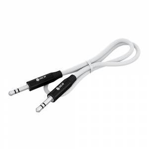 GCR Кабель 5.0m аудио jack 3.5mm/jack 3.5mm белый, AL case черный, M/M, GCR-54753 Greenconnect GCR-54753