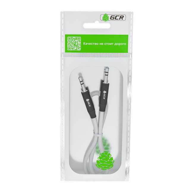 GCR Кабель 5.0m аудио jack 3.5mm/jack 3.5mm белый, AL case черный, M/M, GCR-54753 Greenconnect GCR-54753 — для бизнеса и офиса GCR Кабель 5.0m аудио jack 3.5mm/jack 3.5mm белый, AL case черный, M/M, GCR-54753 Greenconnect GCR-54753 — для бизнеса и офиса