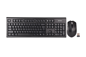 Клавиатура + мышь A4Tech 3000NS клав:черный мышь:черный USB беспроводная Multimedia A4Tech 3000NS