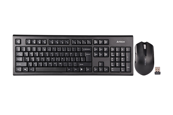 Клавиатура + мышь A4Tech 3000NS клав:черный мышь:черный USB беспроводная Multimedia A4Tech 3000NS — для бизнеса и офиса Клавиатура + мышь A4Tech 3000NS клав:черный мышь:черный USB беспроводная Multimedia A4Tech 3000NS — для бизнеса и офиса