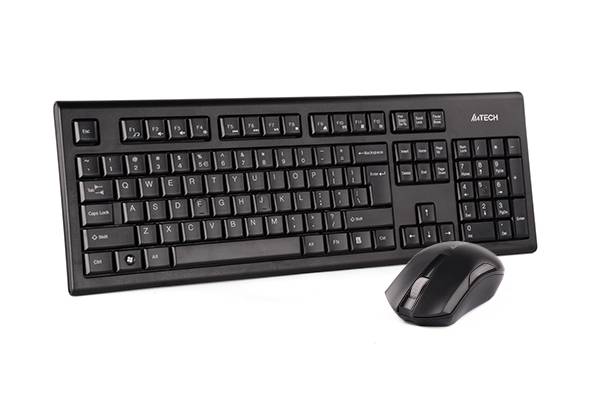 Клавиатура + мышь A4Tech 3000NS клав:черный мышь:черный USB беспроводная Multimedia A4Tech 3000NS — для бизнеса и офиса Клавиатура + мышь A4Tech 3000NS клав:черный мышь:черный USB беспроводная Multimedia A4Tech 3000NS — для бизнеса и офиса
