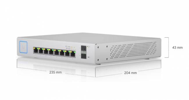 Коммутатор Ubiquiti US-8-150W — для бизнеса и офиса Коммутатор Ubiquiti US-8-150W — для бизнеса и офиса