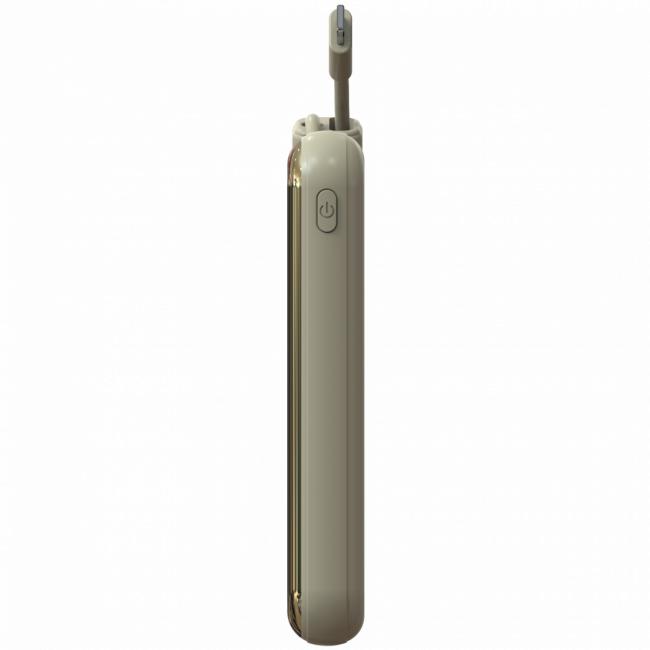 Портативный аккумулятор TOLT Lit KC16, 10000mAh, 22,5W, fast charging and PD, beige, CCC TÖLT KC16 — для бизнеса и офиса Портативный аккумулятор TOLT Lit KC16, 10000mAh, 22,5W, fast charging and PD, beige, CCC TÖLT KC16 — для бизнеса и офиса