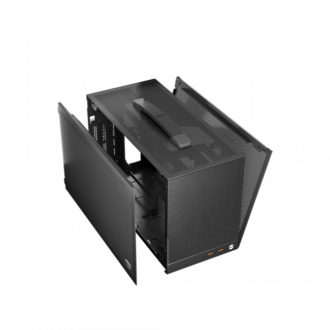 Корпус без блока питания PcCooler K101 MESH GY 3F — для бизнеса и офиса