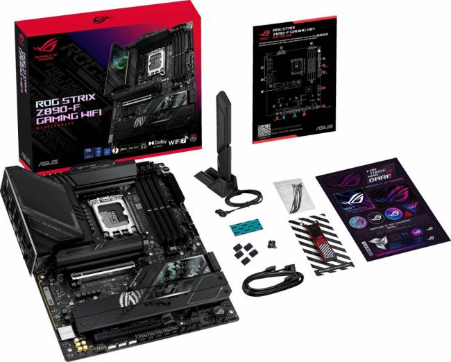 Материнская плата ASUS ROG STRIX Z890-F GAMING WIFI — для бизнеса и офиса Материнская плата ASUS ROG STRIX Z890-F GAMING WIFI — для бизнеса и офиса