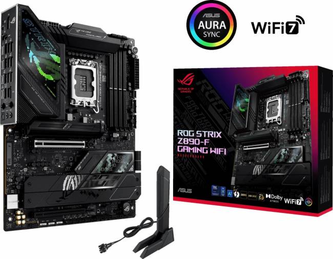 Материнская плата ASUS ROG STRIX Z890-F GAMING WIFI — для бизнеса и офиса Материнская плата ASUS ROG STRIX Z890-F GAMING WIFI — для бизнеса и офиса
