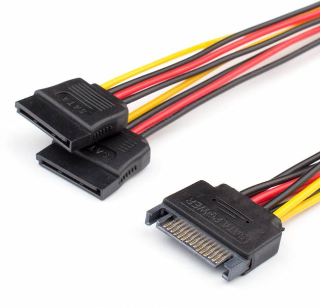 Кабель Sata power <=> 2 x Sata power 0.2 м (медный) ATcom Sata power - 2 x Sata power 0.2 м — для бизнеса и офиса Кабель Sata power <=> 2 x Sata power 0.2 м (медный) ATcom Sata power - 2 x Sata power 0.2 м — для бизнеса и офиса