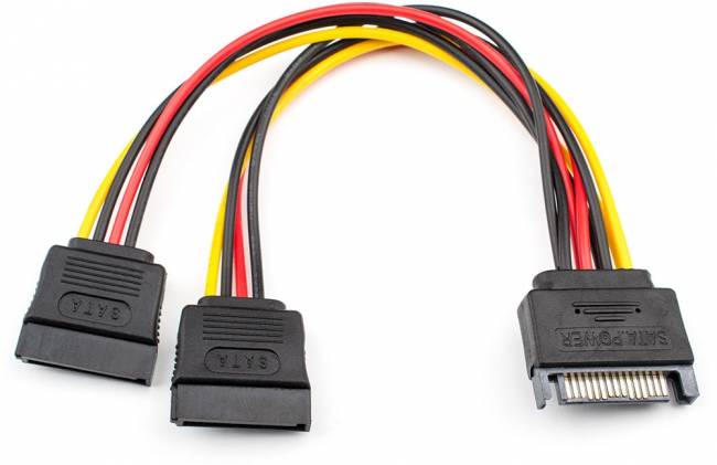 Кабель Sata power <=> 2 x Sata power 0.2 м (медный) ATcom Sata power - 2 x Sata power 0.2 м — для бизнеса и офиса Кабель Sata power <=> 2 x Sata power 0.2 м (медный) ATcom Sata power - 2 x Sata power 0.2 м — для бизнеса и офиса