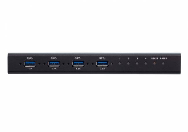 4 x 4 USB 3.2 Gen 1 промышленный переключатель ATEN US3344I — для бизнеса и офиса 4 x 4 USB 3.2 Gen 1 промышленный переключатель ATEN US3344I — для бизнеса и офиса