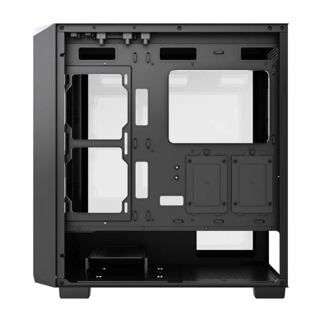 Корпус без блока питания HSPD F750-TGBK — для бизнеса и офиса Корпус без блока питания HSPD F750-TGBK — для бизнеса и офиса