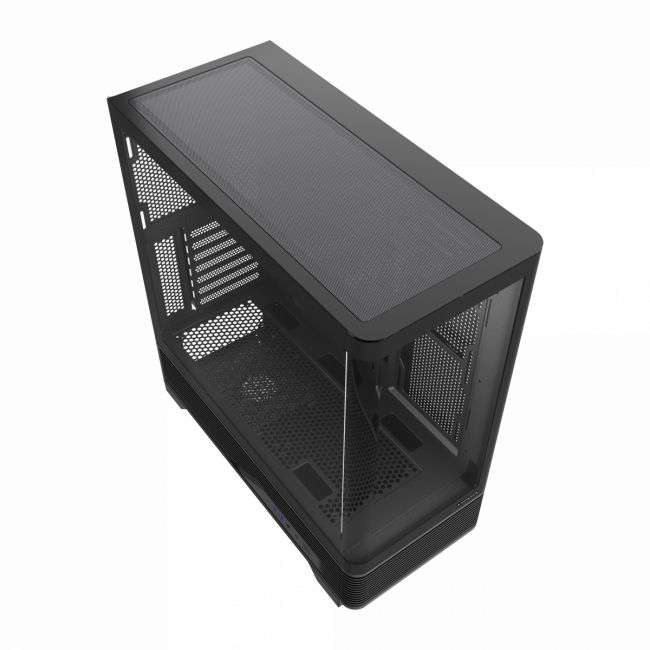 Корпус без блока питания HSPD F560-TGBK — для бизнеса и офиса