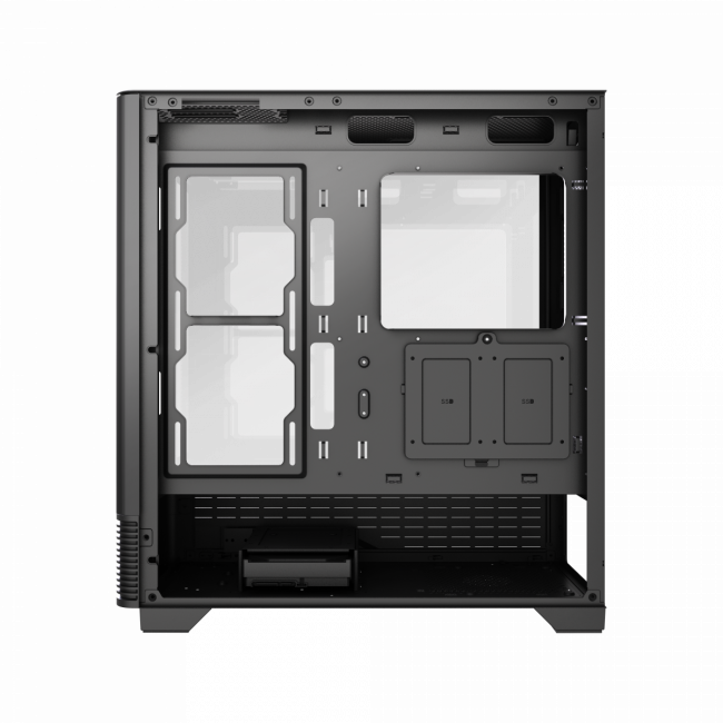 Корпус без блока питания HSPD F560-TGBK — для бизнеса и офиса