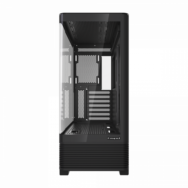 Корпус без блока питания HSPD F560-TGBK — для бизнеса и офиса